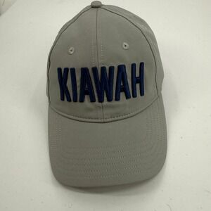 TaylorMade Kiawah Island Golf Hat Mens OSFA Grey Navy Blue Performance Cap